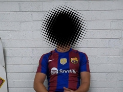 Jerkoff in the baseball locker bedroom dressed in football kit