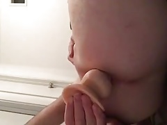 Twink dildo gape