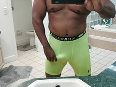 Trying new gym compressions.