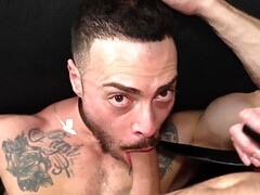 Hunk boyfriend wants to OWN his fucking throat