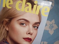 Elle Fanning Cum Tribute Magazine