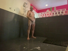 Caught! Public Campground Douche Jerkoff four people ambled by and spotted