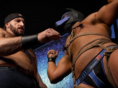 Travis Connor dominates slutty little creature, Pup Tyr