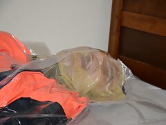 Apr 30 2023 - VacPacked in my hiviz raincoat chestwaders heavy gloves and latex head balloon