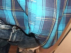 Big Black Cock Throbbing In Underwear