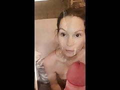 Big cumtribute for cute girl