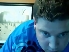 Sexy cub with long dick shooting on table