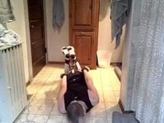 Hogtied.. Sex Tool... Cum