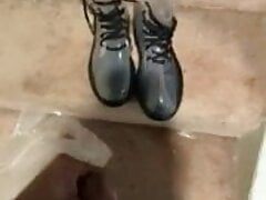 Cum on clear boots