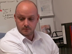 Office bear rims and fingers coworkers ass