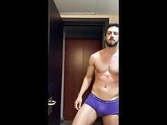 Real spanish jerking off cum
