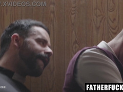 The Insatiable Priest Making the Guy Rail on His Meat - Fatherfucks