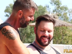 BEARFILMS Adam Jones Moist Pokes Ale Tedesco Wooly Fuck Hole Outdoor