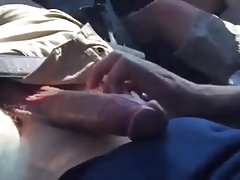 Car Blowjob With Cum