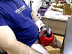 Boxing, stroke, red boxing glove