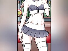 Shemale is fucked from behind comic