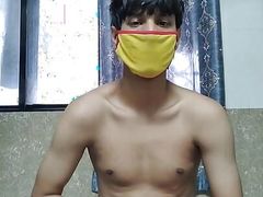 Slim Male Masturbation