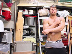 Maskurbate Brad In The Shed