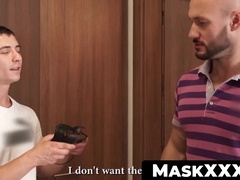 MaskXXX.com - Hot and masculine bald stud bareback rams bottom bitch with ease