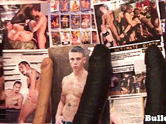 Submisive youngster culo plunged with big toys