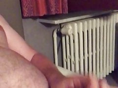Jerking of and cumming,by using Prostatevibrator en cockring