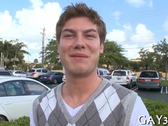 Interracial anal sex with a hot dude after a hot chick fellatio