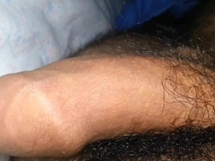 Process erection of my cock in the bed (22 year old) 7