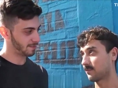 Two Amateur Latino Boys Cruising & Fucking Public Restroom