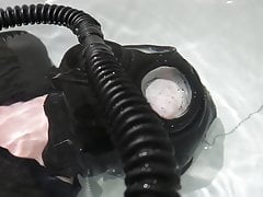 Neoprene Sack & Gasmask Underwater