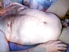 Getting off, gay ass play, american bear