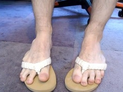 Jerking Onto Flip Flops