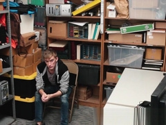 Thieving teen 18+ rides cock