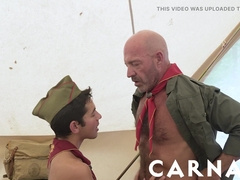 ScoutBoys Scoutmaster Ace Banner humps Scout Damien Grey