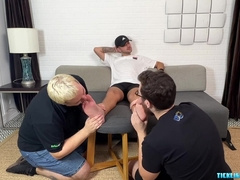 Giving Dimitri Foot Massage To Make Up To His Tiring Day