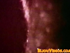 Retro hottie Michel Zen experiences a steamy cock sucking session