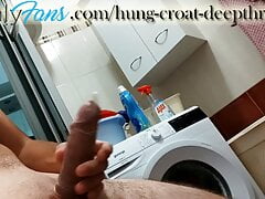 I masturbate with condom and put it on my tongue
