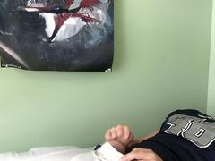 Watch Teen Jock Cum in Football Gear