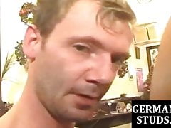 German jocks threeway fucking after fellatio