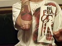 Straight male showing his masturbating skills off