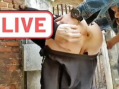 Outdoor creampie