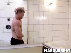 Brad is muscular hunk who loves to show of and masturbate