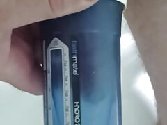 Pumping my dick. Girls like huge dick.