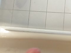 Young Boy jerked in the bathtub