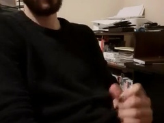 Redneck far from Home Speaks Mushy, Wanks Off, and Slurps the Spunk off his Forearm