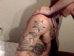 21cm raw cock taken bareback by a cock-loving slut