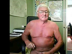 grandfather jizm on cam