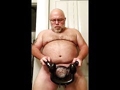 Dad's Intense Orgasm