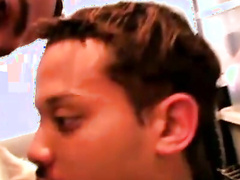 Hot Pablo took a deepthroat before riding the giant dick of bushy Kyle Cisco