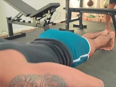 Thiago fucking Gael in the gym