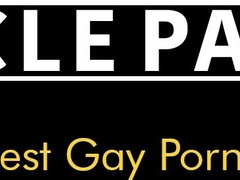 Nathan Gulit and Sly Conan hand in hand in pleasuring each other